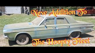 New Addition To The Hoopty Fleet (1965 Dodge Dart 270) Will it run? #mopar #dodgedart #auctionfinds