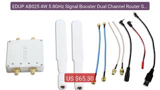 EDUP AB025 4W 5.8GHz Signal Booster Dual Channel Router Signal Exte... — Top Rated 2026 | Buy Now!