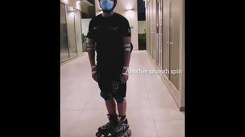 Inline Skate | How to make a turn and stop in Rollerblades #shorts #inlineskating #rollerblading