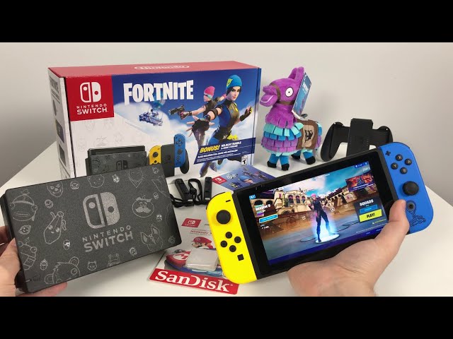 Fortnite Season 4 on Nintendo Switch Gameplay 