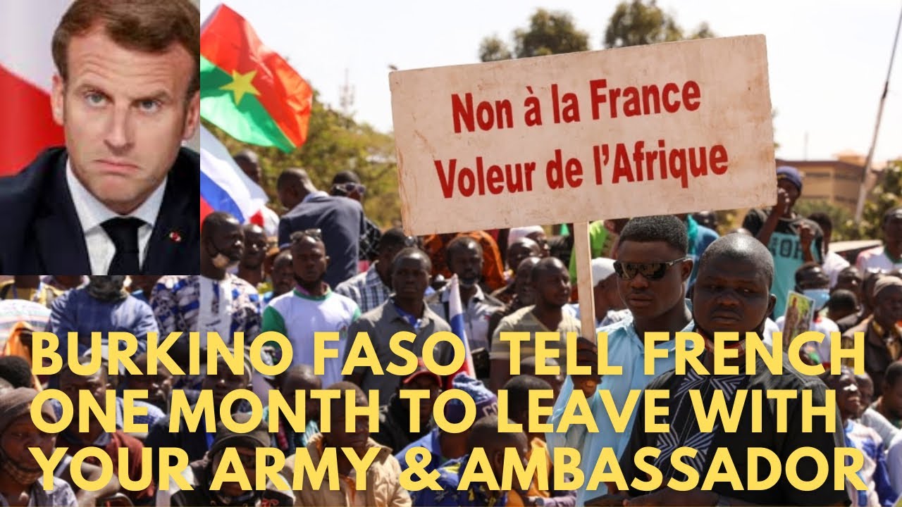 ⁣Burkina Faso government kicking the French army and ambassador out of Africa