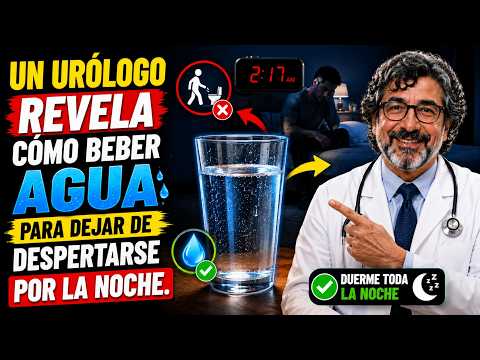 Un urólogo revela cómo beber agua para dejar de despertarse por la noche para mayores de 50 años