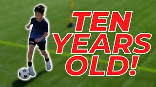 ‼️ADVANCED 10 YEAR OLD‼️ FULL FOOTBALL/SOCCER TRAINING SESSION screenshot 5