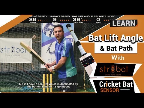 Cricket Online Coaching | How to Improve Bat Lift Angle and Bat Path | str8bat Cricket Bat Sensor