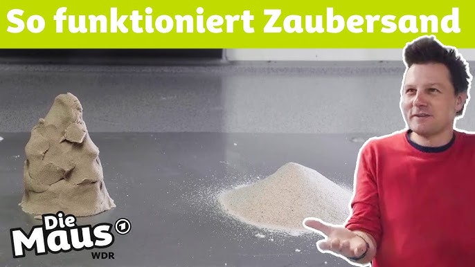 DIY Spielsand wie Kinetic Sand selber machen - weicher Spielsand 