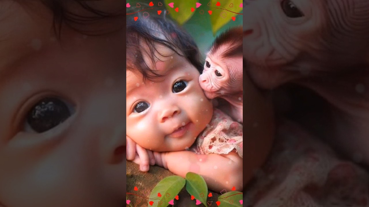"so cute little baby monk 🥰🧿😱