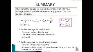 Ch11.5 Complex Power for Loads