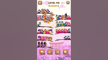 Bird Sort 2: Color Puzzle Level 416 #gaming #games #gameplay