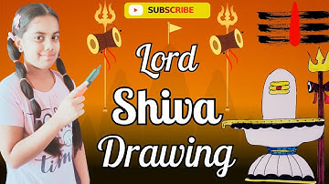 Mahadev tekening met 5 #mahadev #tekenen #shiva #kunst #video #trending #youtubeshorts #viralvide...