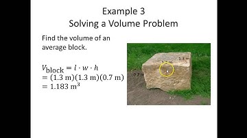 Volume of Pyramids and Cones