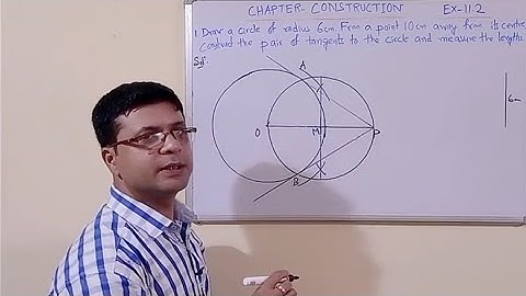 Exercise 11.2 (QN-1) Construction Class 10 Maths NCERT