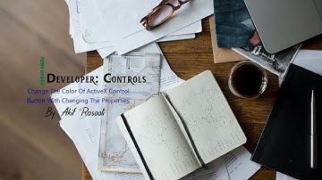 Change The Color Of ActiveX Control Button With Changing The Properties