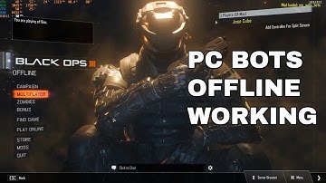 COD BO3 PC BOTS OFFLINE 2020