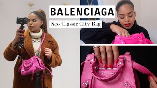 BALENCIAGA Mini Neo City Bag UNBOXING REVIEW WHAT FITS INSIDE FIRST IMPRESSIONS Amber Yasmin