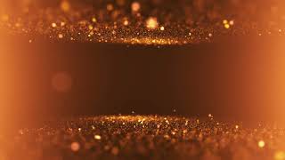 Relaxing Background Video Luxury Golden Particles Abstract Video Loop