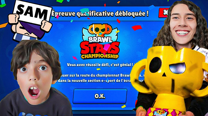 ON DEVIENT CHAMPION DU MONDE DE BRAWL STARS AVEC SAM !!