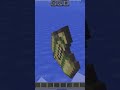 Bote sobre hielo en bedrock #minecraft #gaming #short #shorts