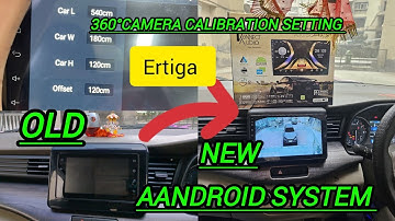 New ertiga 2024 android music system fitting 360°camera calibration setting home delivery all India