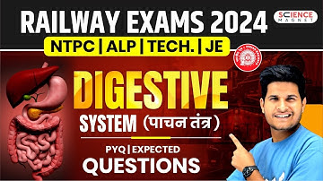 Railway Exams 2024 🎯 RRB ALP/Tech/JE/NTPC | Digestive System Previous Year Questions #neerajsir