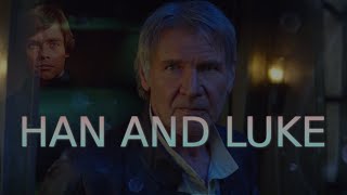Han and Luke - Bonds of Friendship | Luke mourns Han Solo, a DELETED SCENE that should have been