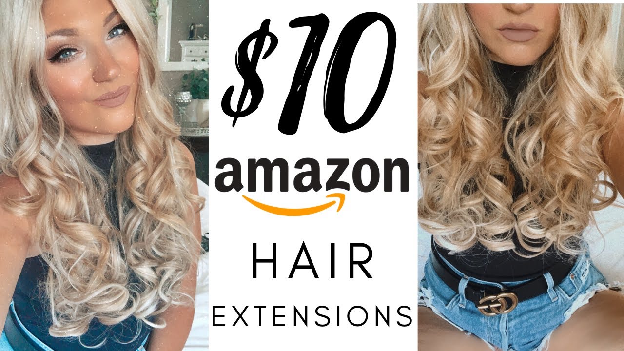 6. Blue Clip in Hair Extensions - Amazon.es - wide 8