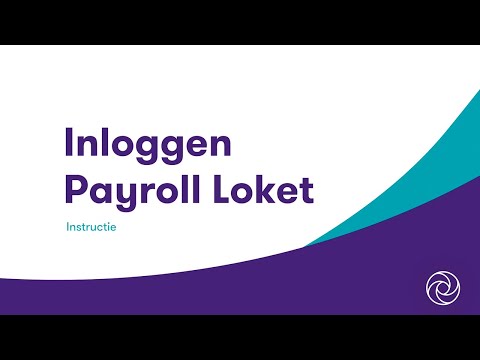 Instructievideo: Inloggen Payroll Loket