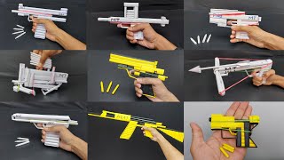 My All Paper Guns That Shoots Paper Bullets | How To Make Paper Guns Easy Tutorials | Mad Times