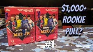 UNBELIEVABLE RC PULL! 2020-21 Topps Merlin Soccer 2 Blaster Boxes!