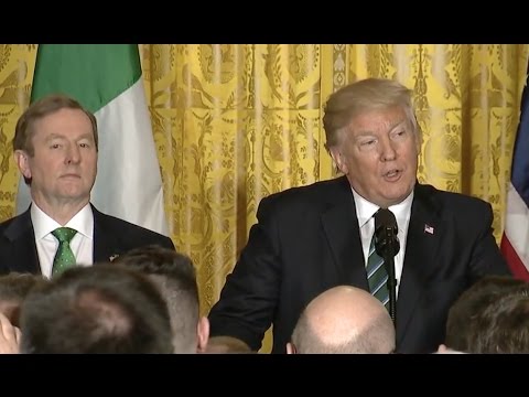 white house on st paddys day