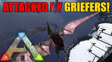 DEFENDING THE BASE FROM GRIEFERS! - Tribe Official PVP - Ark Survival Evolved