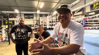 ROBERT GARCIA TALKS BAM BRONER VS BLAIR THE FLARE AND MORE - ESNEWS BOXING