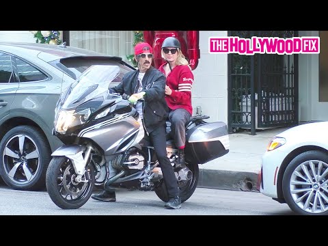 Anthony Kiedis From 'Red Hot Chili Peppers' Links With A Mystery Girl For Lunch & A Motorcycle Ride