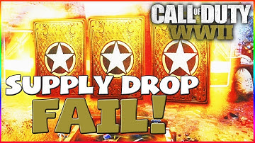 SUPPLY DROP OPENING FAIL in COD WW2 (Best HEROIC Supply Drop Opening)