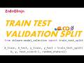 Train, Test, and Validation Sets Explained | Scikit-Learn Tutorial