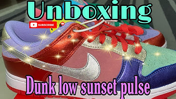 Nike dunk low sunset pulse/unboxing/on feet/buy from oxstreet #nikedunklow #oxstreet