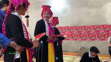 Hát đối đáp trong đám cưới của người dân tộc dao tuyển tại làng đẩu xã phúc Khánh