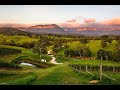 Megalong valley blue mountains drone footage from 500 mt 4k