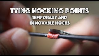 How do I use different nock points?  #archerylife #archeryequipment #bowandarrow