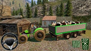 Offroad Village Chained Tractor Driving Simulator - Android Gameplay screenshot 4