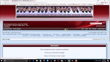 How To Embed A Youtube Video Into The Forum