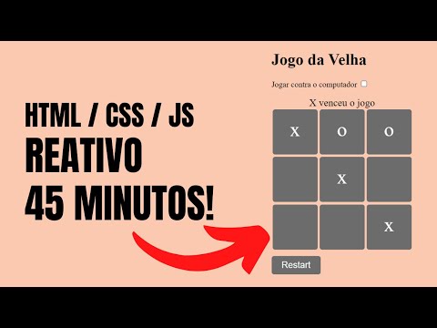 Parte 2: Aprenda a Programar o Jogo da Velha em HTML CSS e