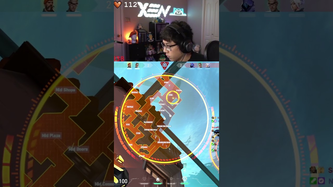 “He Threw The Lineup From OUR Spawn.. NAAHHHH” (Feat. Shanks) | Valorant #shorts