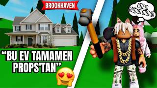 Thumbnail for PROPS ile KENDİ EVİMİZİ İNŞA ETTİK! 😂 ROBLOX Brookhaven🏡RP