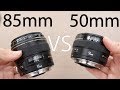 Canon 50mm f1.4 vs Canon 85mm f1.8  Best Portrait Lens?