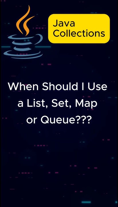 Java Collections: When to Use List, Set, Map or Queue #javatips # ...