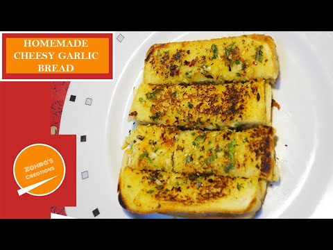 EASY GARLIC BREAD ON STOVE | BY DOUBLE ROTI| Zohra's Creations