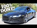 My Salvage Auction Audi R8 is Completely Rebuilt! Time for it's First Real Drive!