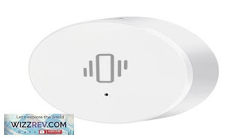 Tuya ZigBe Smart Vibration Sensor Real Time Monitoring Door Window Detection Alarm Review