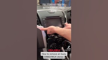 How to pull apart Isuzu Dmax/Mux dash apart by Polaris