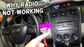 WHY RADIO DOES NOT WORK ON MAZDA 2 3 5 6 CX-3 CX-5 CX-7 MIATA